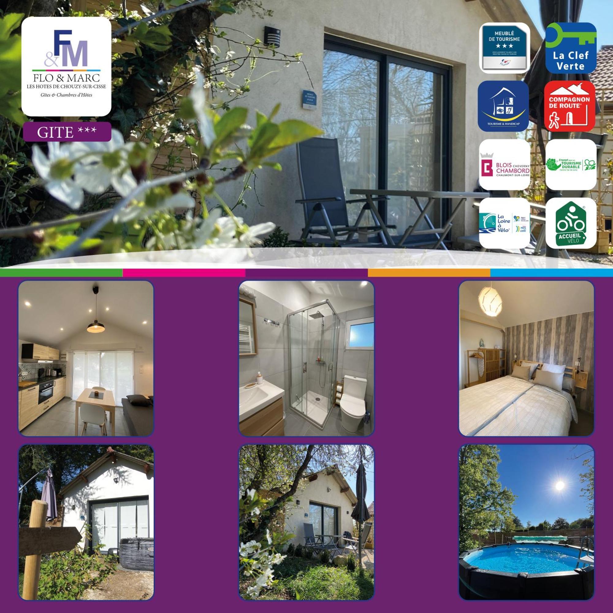 Cottage-Gite & Jacuzzi - Chez Flo & Marc Шузи-сюр-Сис Экстерьер фото